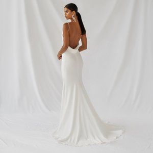 Alexandra Grecco Lotus Ivory Wedding Dress